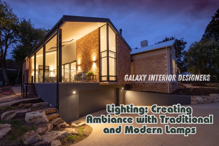 Enhance your Chennai home's ambiance with Galaxy Interior Designers' lighting solutions. Combining traditional and modern lamps, we create a warm and inviting atmosphere for your living space