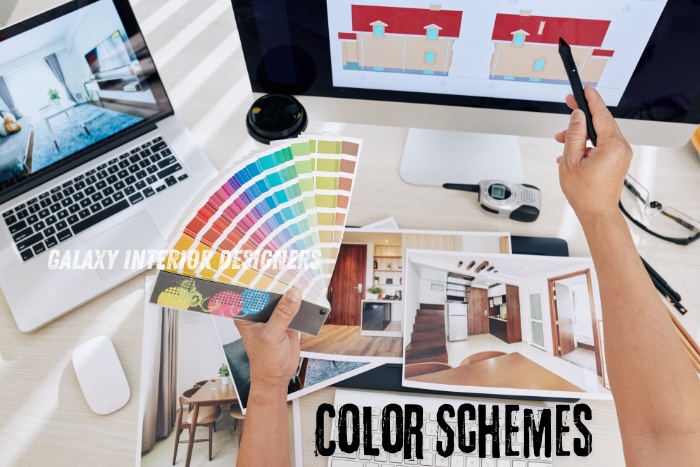 Explore vibrant color schemes for home interiors with Galaxy Interior Designers in Chennai. Expert designers select the perfect palette for modern spaces. Transform your home with custom color solutions