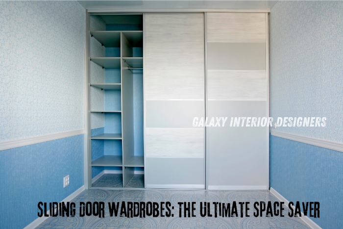 Maximize space in your Chennai home with sleek sliding door wardrobes from Galaxy Interior Designers, offering stylish and efficient storage solutions