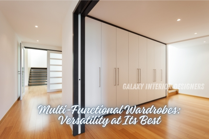 Explore multi-functional wardrobes by Galaxy Interior Designers in Chennai, offering versatile and sleek storage solutions that maximize space while enhancing your home's aesthetic