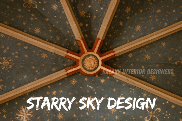 Galaxy Interior Designers in Chennai offers stunning starry sky ceiling designs that bring the beauty of the night sky indoors. Our custom-crafted false ceilings add a magical touch to any room, perfect for creating a serene and luxurious atmosphere. Enhance your home with our creative ceiling solutions today