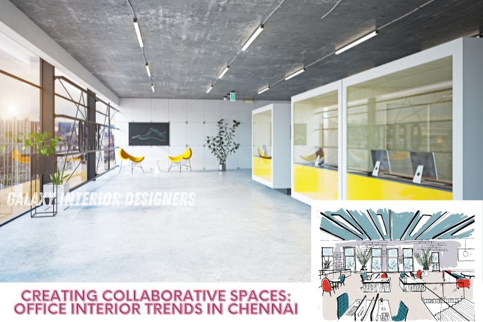 Galaxy Interior Designers in Chennai specializes in creating collaborative office spaces, integrating modern trends like open layouts and creative work zones. We design office interiors that foster teamwork, creativity, and productivity, perfectly suited for Chennai’s dynamic business environmen