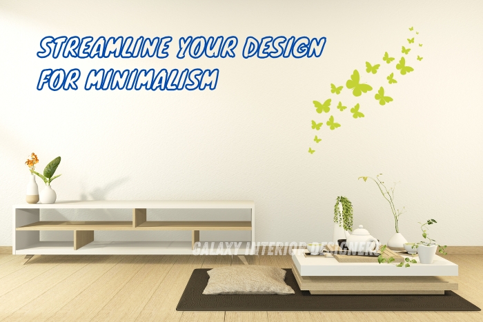 Minimalist interior design by Galaxy Interior Designers in Chennai, featuring modern furniture, TV Units and elegant decor