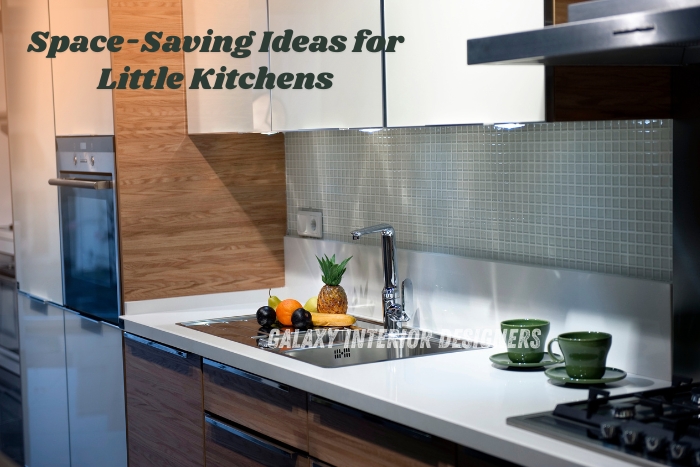 Space-saving modular kitchen design by Galaxy Interior Designers in Chennai, featuring smart storage solutions for compact kitchens